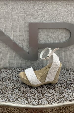 Esparteña de novia modelo 119