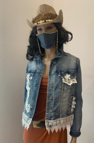 Cazadora Guipur y alas