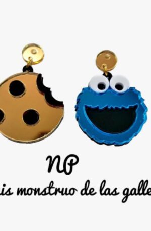 Pendientes minis monstruo de las galletas