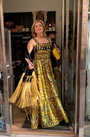 Vestido Versace largo