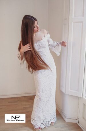 Vestido de novia de Guipur