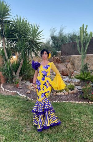 Traje de gitana Flor de Cerezo