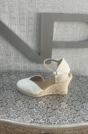 Esparteña básica de Piel