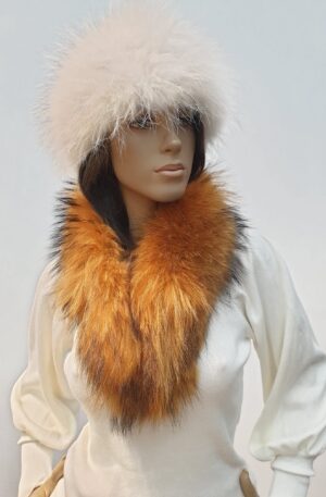 Cuello de zorro naranja grande