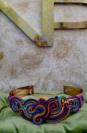 Cinturón rígido multicolor