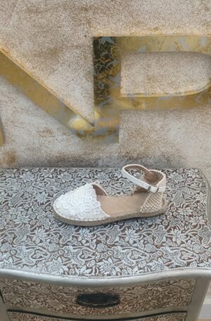 Esparteñas de niña de Flores