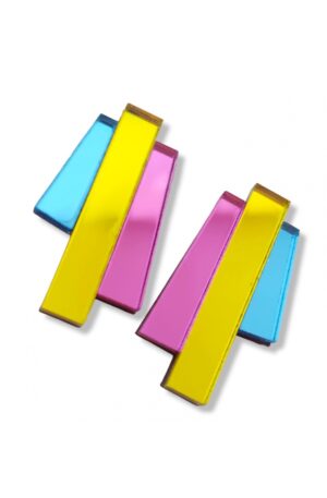 Pendientes metrópolis Rosa