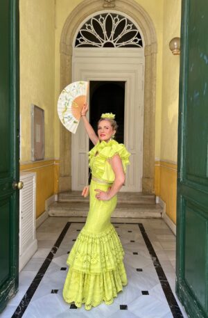Vestido de gitana Pistacho Olé