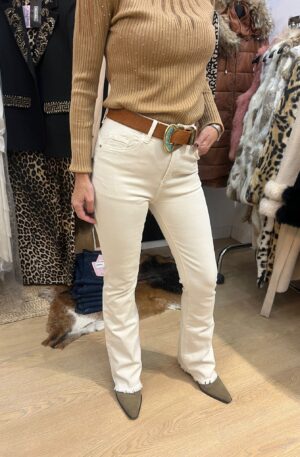 Pantalón vaquero beige Felipa