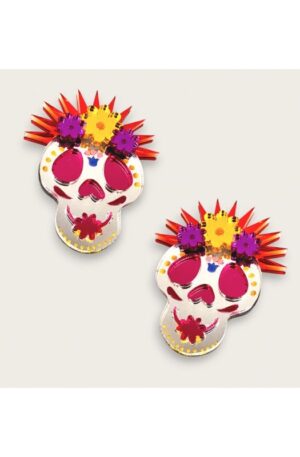 Pendientes la llorona rojos