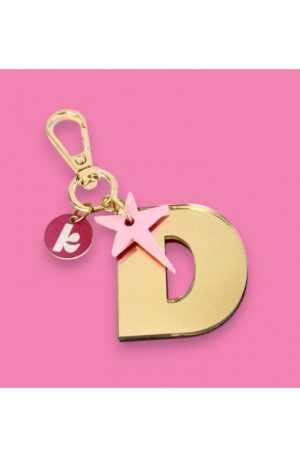 Llavero de bolso con inicial