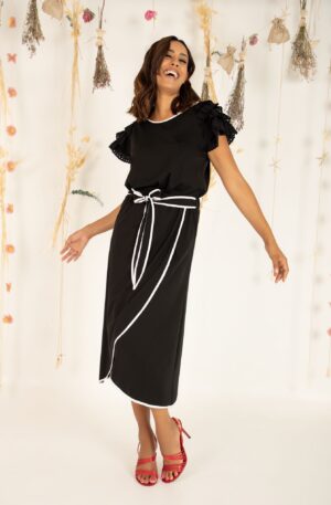 Conjunto blanco y negro Luci