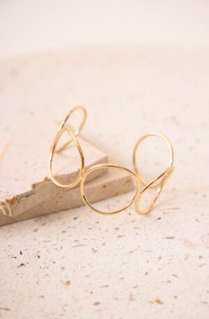 Brazalete metal círculos