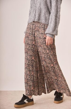 Pantalón fluido estampado