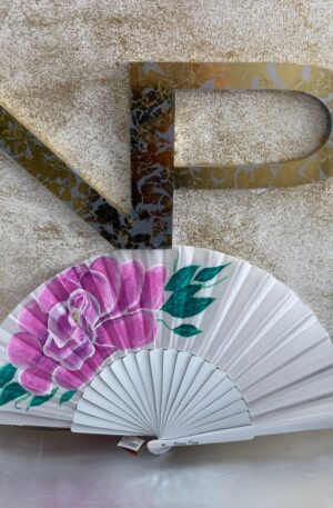 Abanico Camelia Rosa