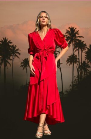 Vestido Merilyn rojo