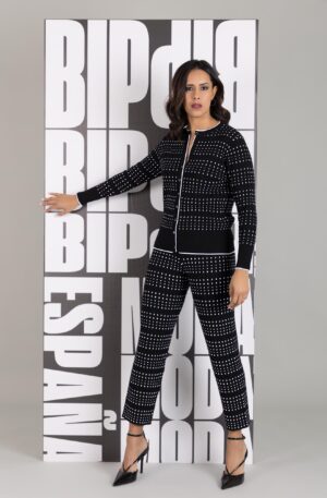 Conjunto de punto y topos. Talla grande.